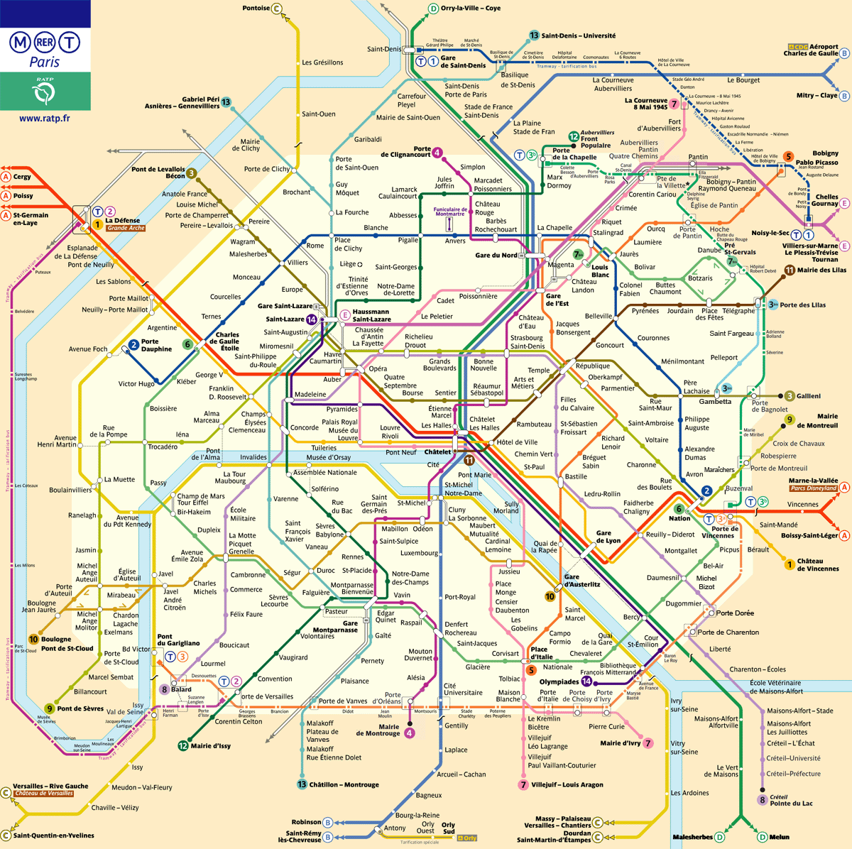 Paris without a map